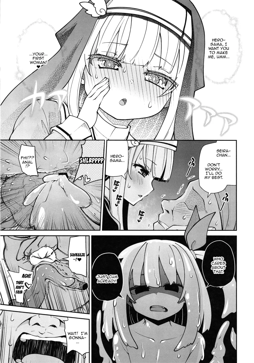 [Leafy] Seijo to Slime to Zako Yuusha | The Nun, The Slime and The Weakling Hero Fhentai - Page 19