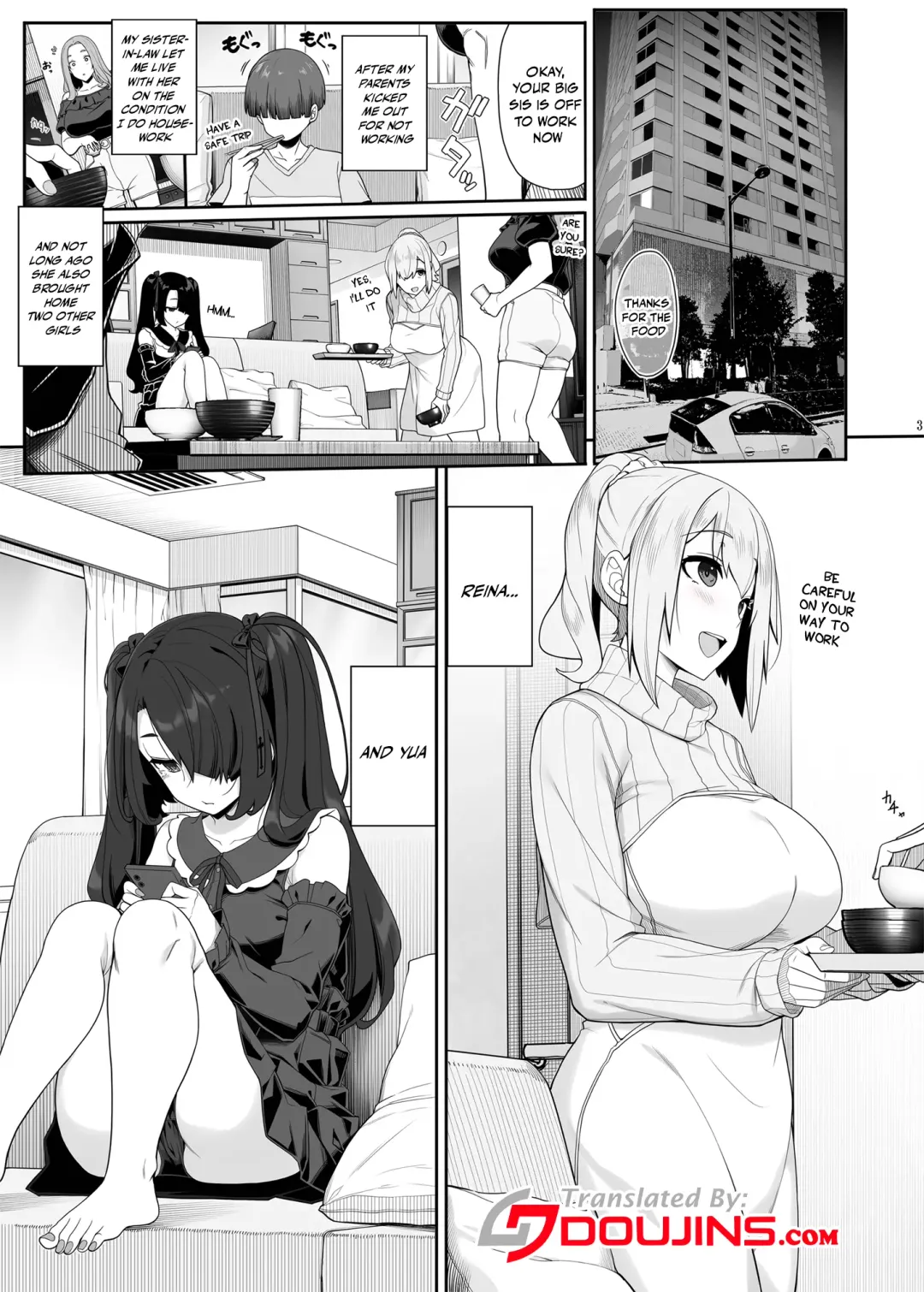 [Kirin Kakeru] Wake Ari Josei wa Yoru no Ecchi de Shirokuro Tsuketai | A Flawed Pair of Girls Want To Settle Things Through A Night Of Sex Fhentai - Page 2