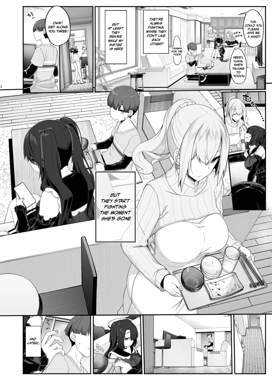 [Kirin Kakeru] Wake Ari Josei wa Yoru no Ecchi de Shirokuro Tsuketai | A Flawed Pair of Girls Want To Settle Things Through A Night Of Sex Fhentai - Page 3