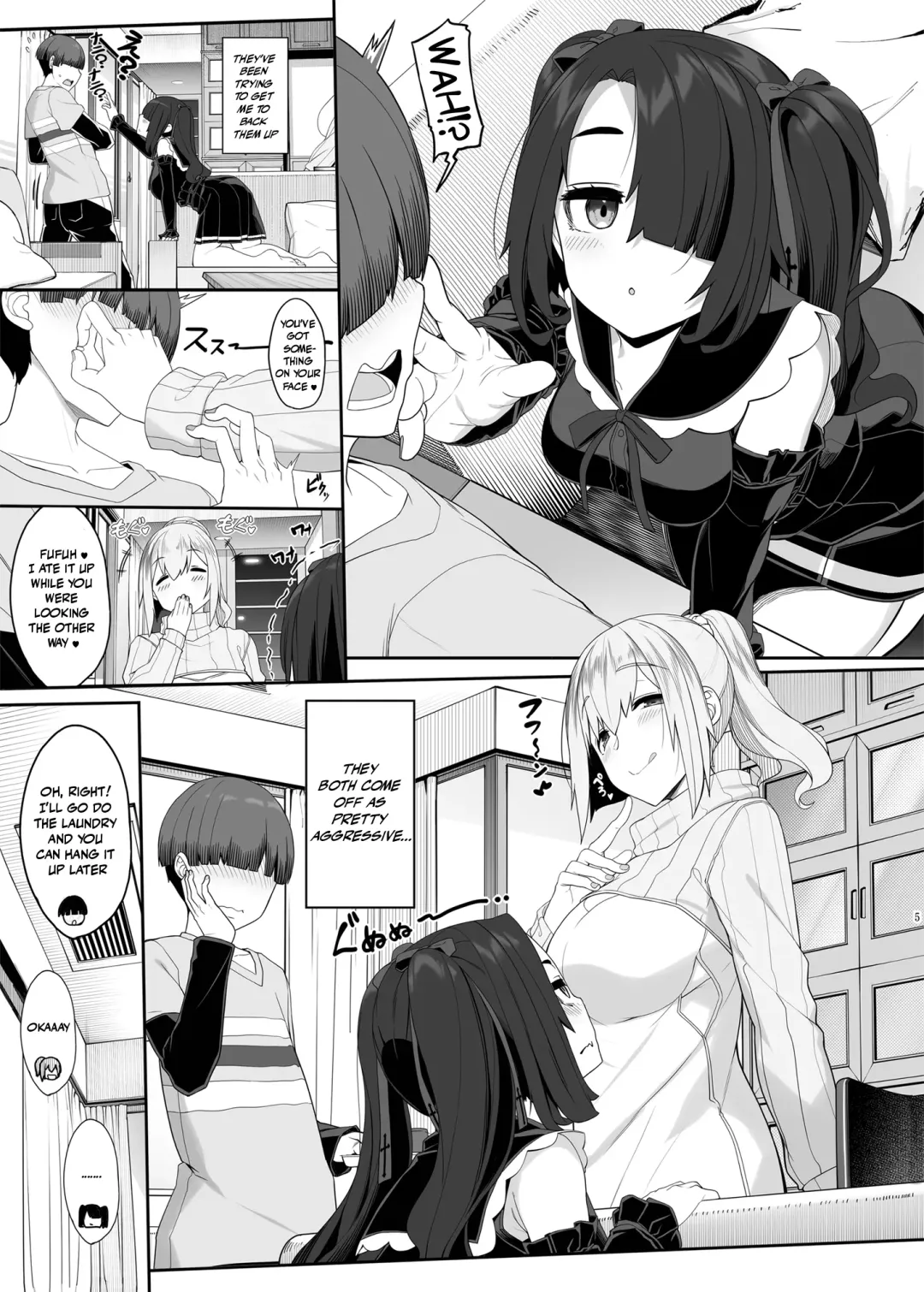 [Kirin Kakeru] Wake Ari Josei wa Yoru no Ecchi de Shirokuro Tsuketai | A Flawed Pair of Girls Want To Settle Things Through A Night Of Sex Fhentai - Page 4