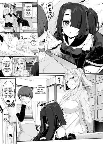 [Kirin Kakeru] Wake Ari Josei wa Yoru no Ecchi de Shirokuro Tsuketai | A Flawed Pair of Girls Want To Settle Things Through A Night Of Sex Fhentai - Page 4