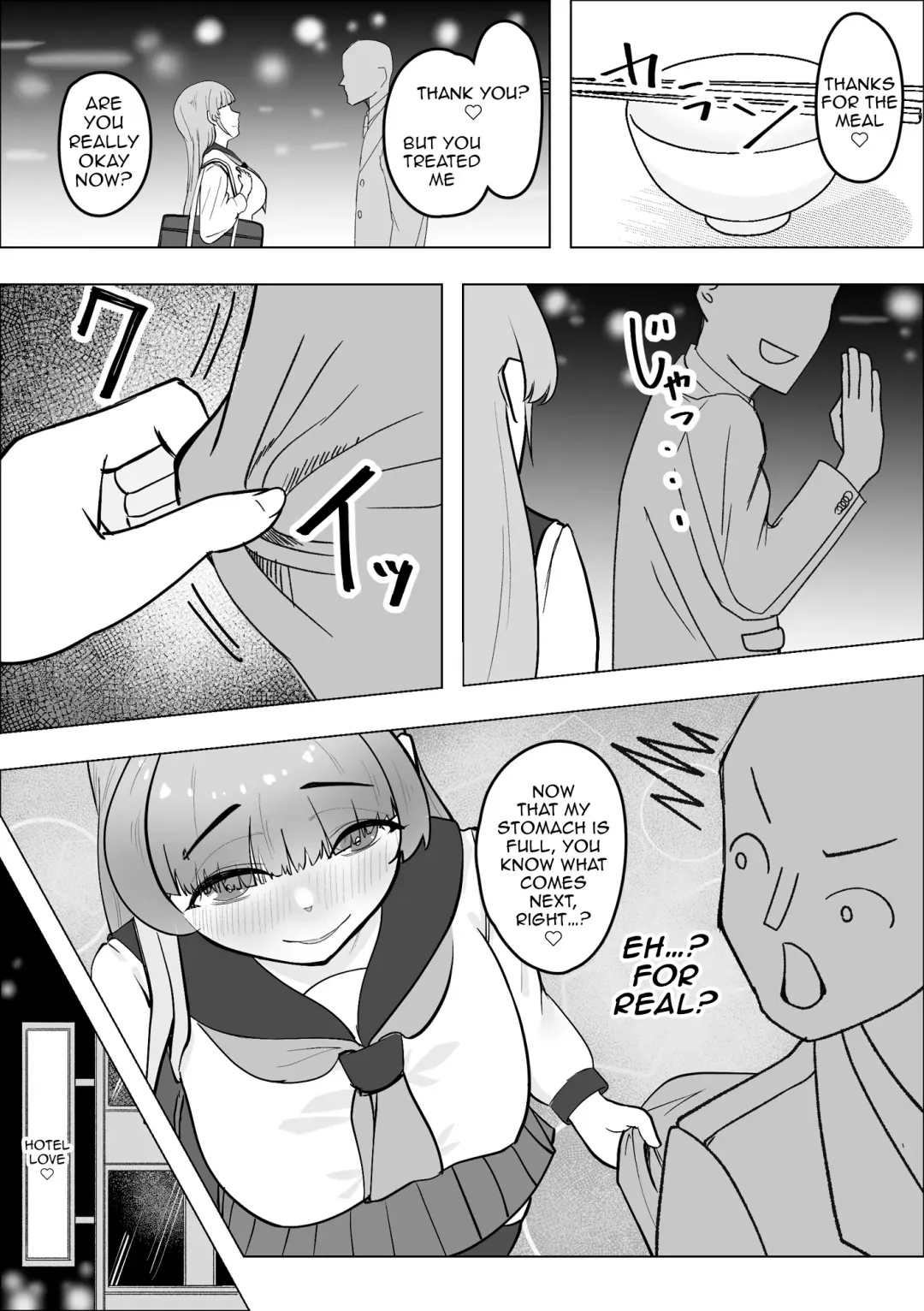 Tabe Gal -Muchimuchi Tennen Gal wa Papakatsu Shimasu- | Tabe Girl -A Chubby Airheaded Girl Becomes a Sugar Baby- Fhentai - Page 8