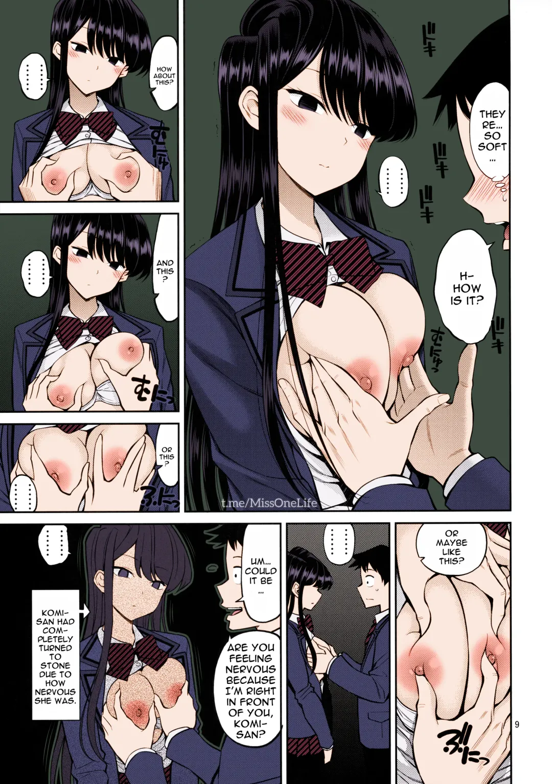 [Yahiro Pochi] Komi-san wa, Binkan desu. | Komi-san Is Sensitive. Fhentai - Page 7