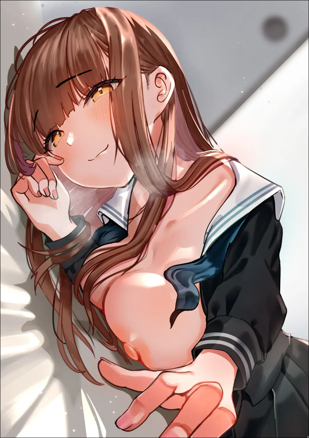 Iede Shite Kita Kyonyuu Osananajimi to Amaama Sex Suru Hanashi Fhentai - Page 2