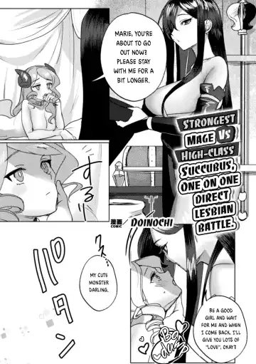 Read [Doinochi] Saikyou Majutsushi VS Koui Succubus, Gachi Yuri Taiman Battle | Strongest Mage VS Highclass Succubus, One on One Direct Lesbian Battle - Fhentai