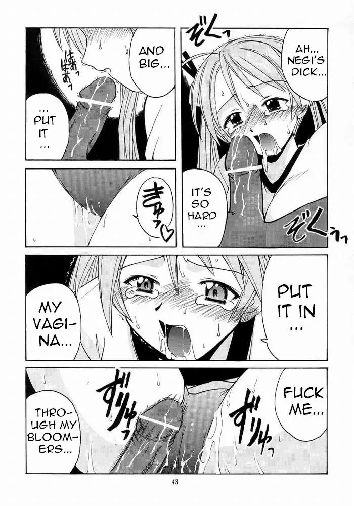 [Hontai Bai] Negi-sensei to Kenja no Bloomer Fhentai - Page 42