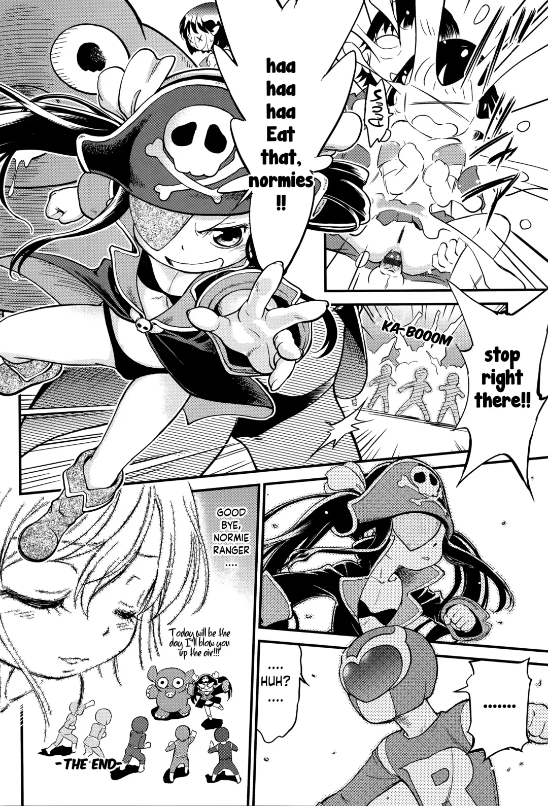 [Maka Fushigi] Bakuhatsu Sentai Riajuuger | Blast Squad ~ Normi Rangers Fhentai - Page 24