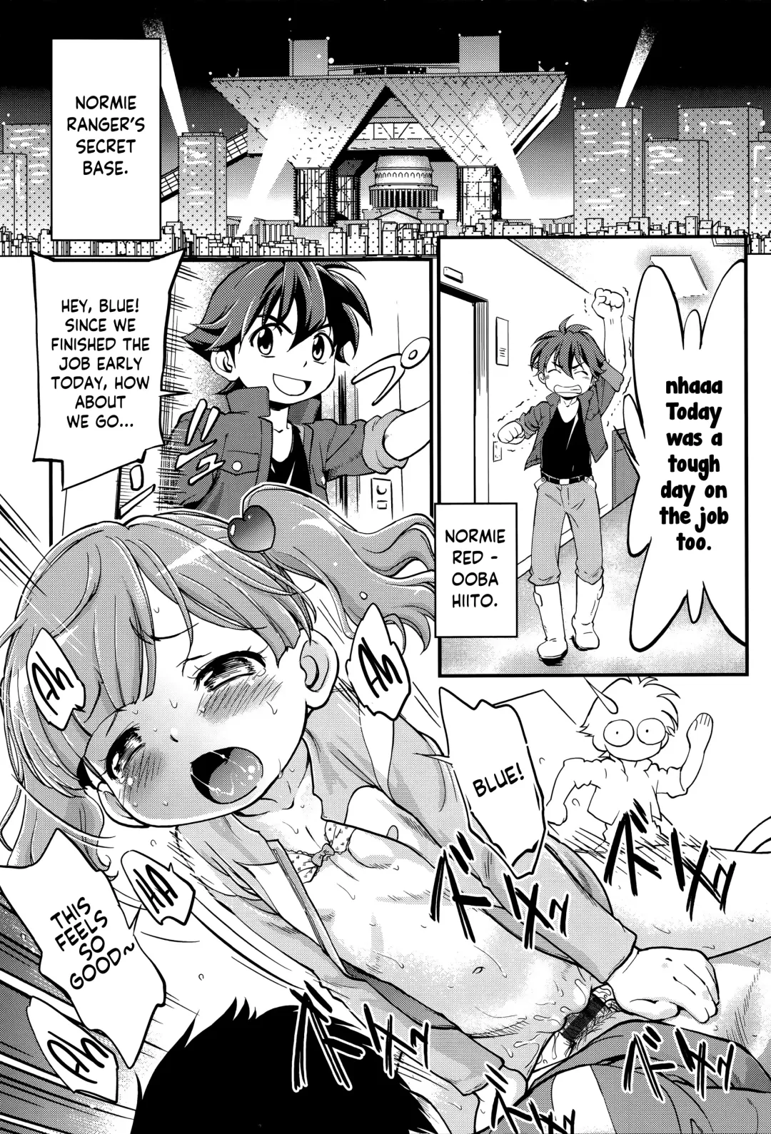 [Maka Fushigi] Bakuhatsu Sentai Riajuuger | Blast Squad ~ Normi Rangers Fhentai - Page 5