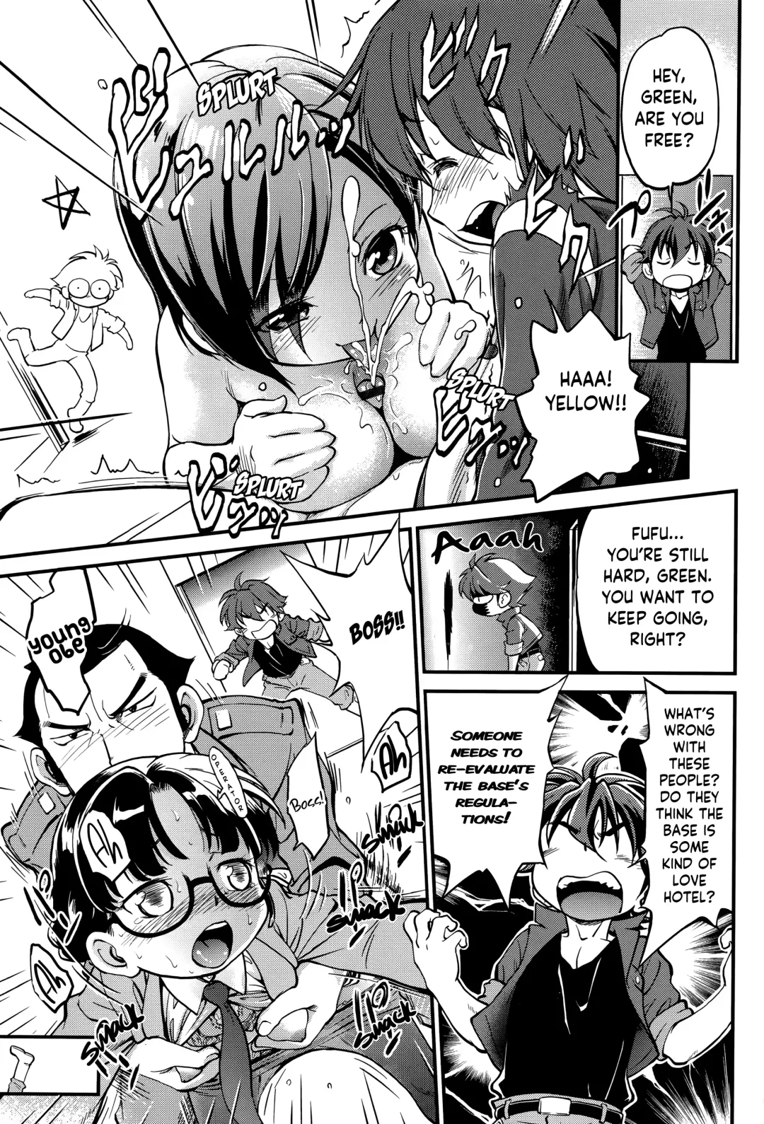[Maka Fushigi] Bakuhatsu Sentai Riajuuger | Blast Squad ~ Normi Rangers Fhentai - Page 7