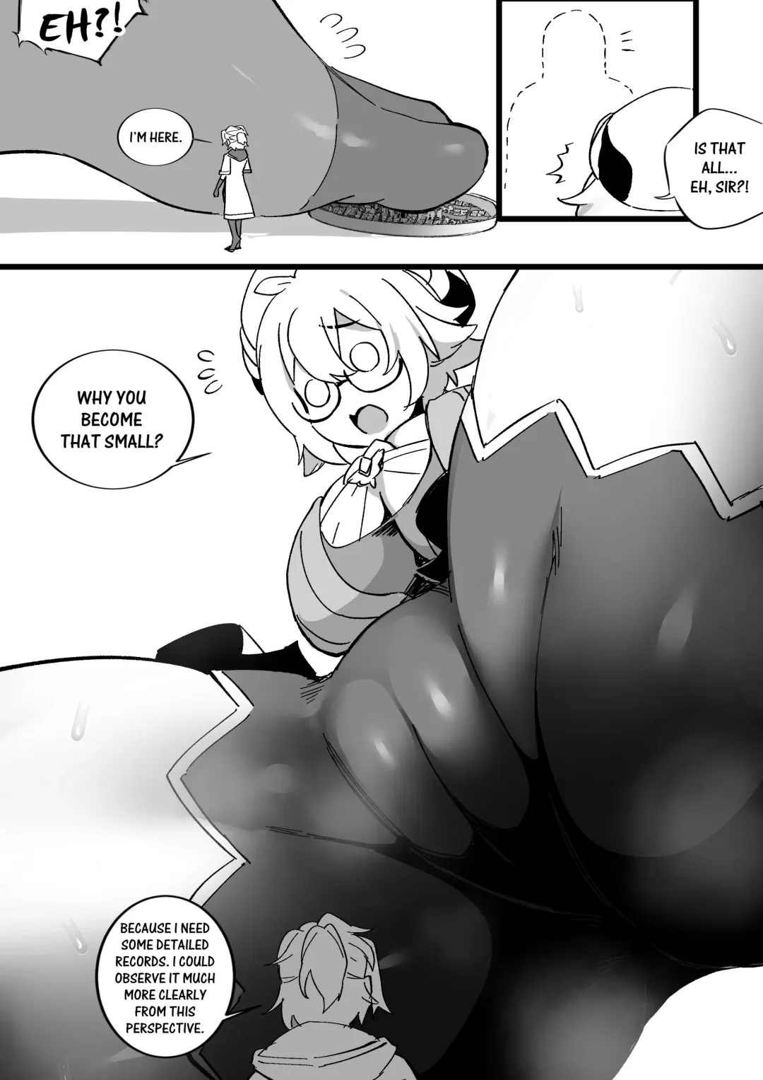 [Kazan No You] Albedo & Sucrose's Isekai Observation Research Report Fhentai - Page 16