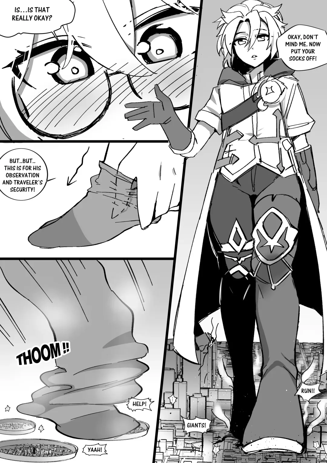 [Kazan No You] Albedo & Sucrose's Isekai Observation Research Report Fhentai - Page 17