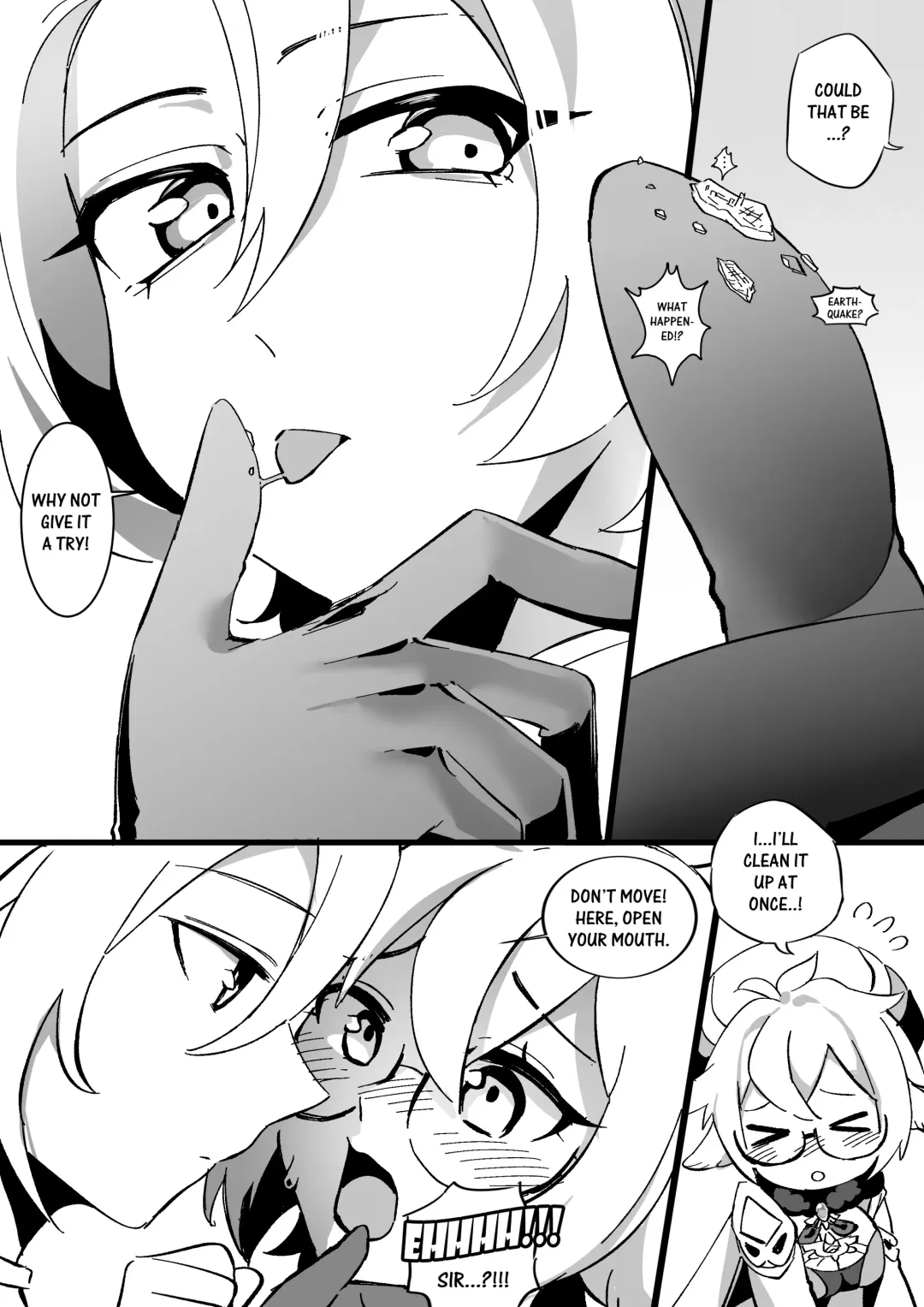 [Kazan No You] Albedo & Sucrose's Isekai Observation Research Report Fhentai - Page 5