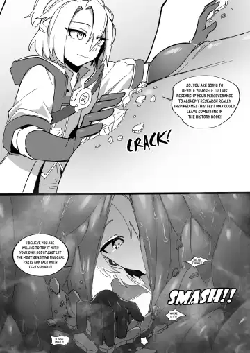[Kazan No You] Albedo & Sucrose's Isekai Observation Research Report Fhentai - Page 25