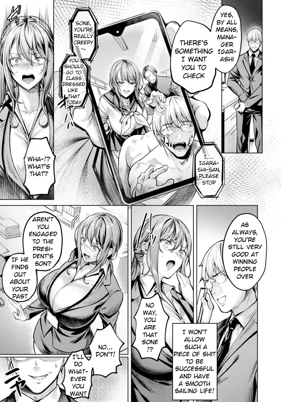 [Yomogi Mametaro] Fukushuu wa Mitsutsubo no Aji | The Taste of Revenge is Sweet Fhentai - Page 5