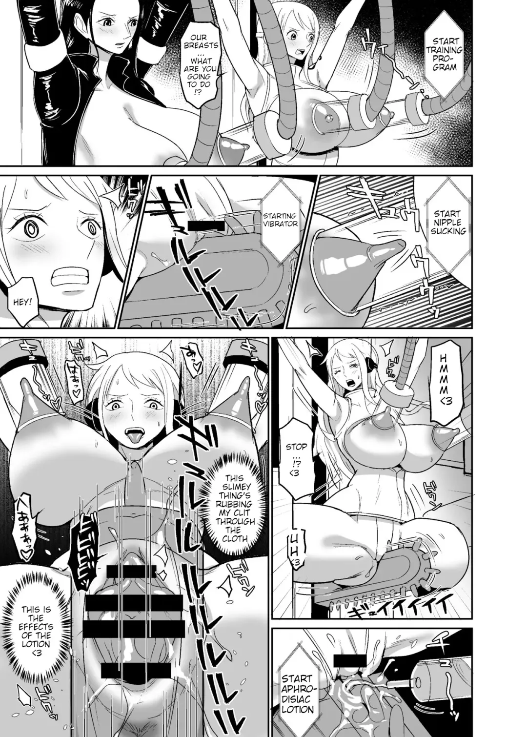 [Hamiltan] Onna Kaizoku Kyousei Zecchou Kikaikan | Female Pirate Rape Machine Fhentai - Page 6
