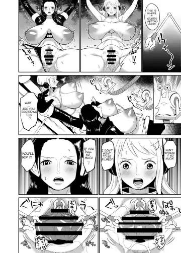 [Hamiltan] Onna Kaizoku Kyousei Zecchou Kikaikan | Female Pirate Rape Machine Fhentai - Page 9