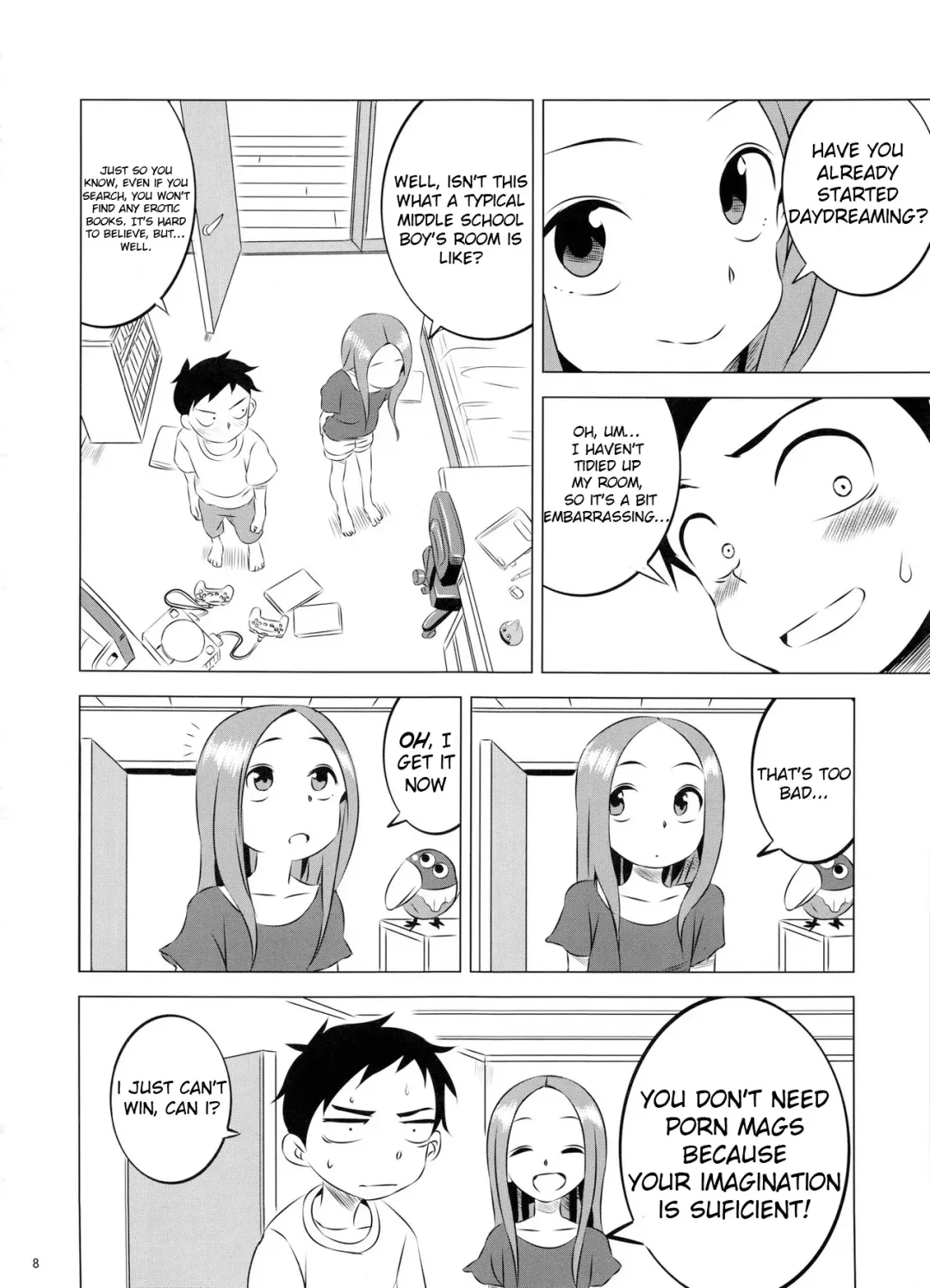 [Yuumazume] Kyou mo Nishikata-kun wa Takagi-san ni Misukasareteru 3 Fhentai - Page 8