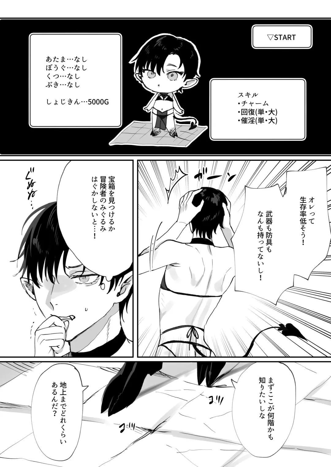 [Shikino Ito] Tensei Shitara Ero Trap Dungeon no Inma ni Natteta kedo Akarui Isekai Seikatsu o Mezashite Chijou ni Demasu Fhentai - Page 6