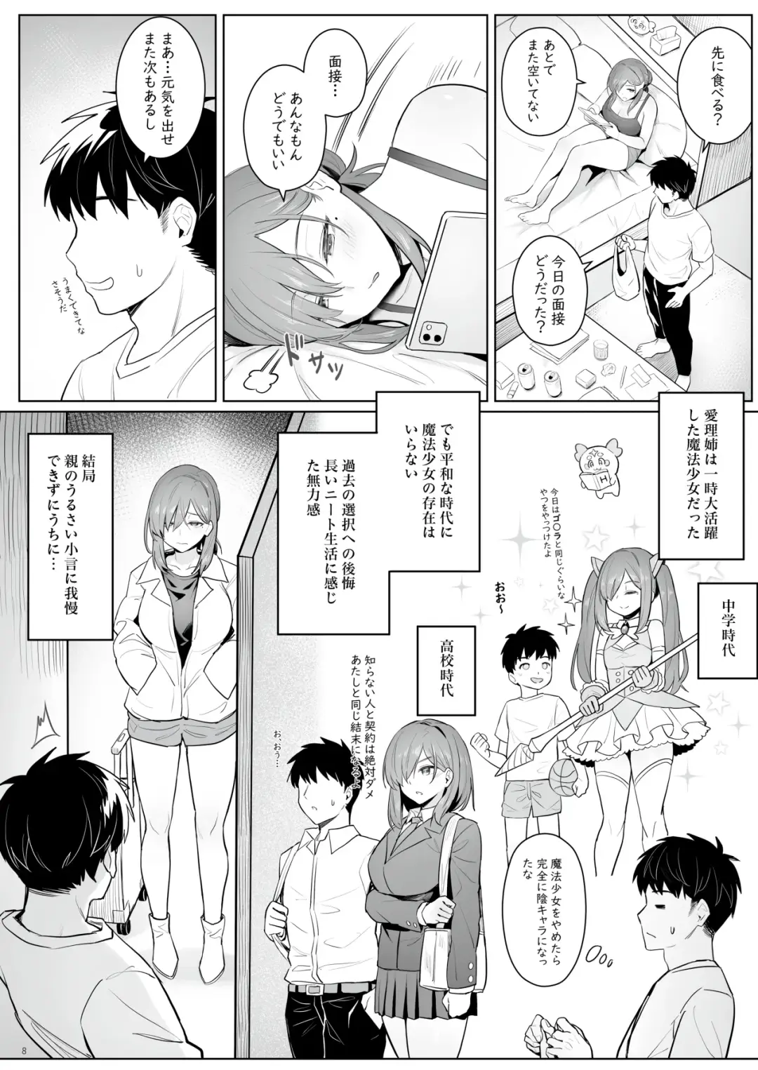 [Zhen Lu] Moto Mahou Shoujo no Hikikomori Seikatsu Fhentai - Page 7