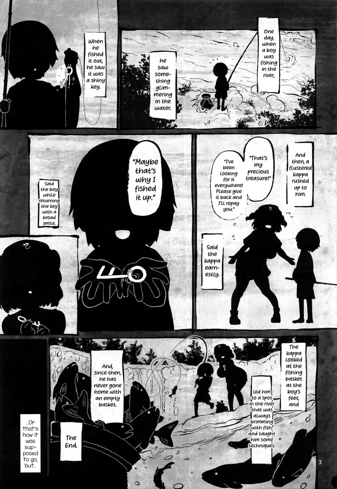 [Akure Ekuto] Kappa ni Toritsukareta Shounen no Ohanashi. - Story of Boy Obsessed with Kappa.   | The Story of a Boy Obsessed with a Kappa Fhentai - Page 3