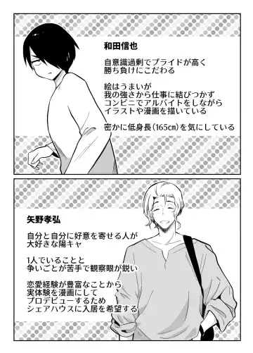 [Taguchi Monyata] Mesu ochi shea hausu rinkun-hen 〜 mangakashibou no in kya 2-ri ga charaotoko ni oishiku tabe rareru made 〜 Fhentai - Page 3