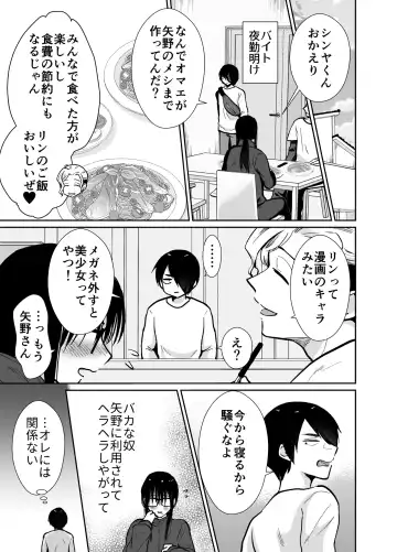 [Taguchi Monyata] Mesu ochi shea hausu rinkun-hen 〜 mangakashibou no in kya 2-ri ga charaotoko ni oishiku tabe rareru made 〜 Fhentai - Page 36