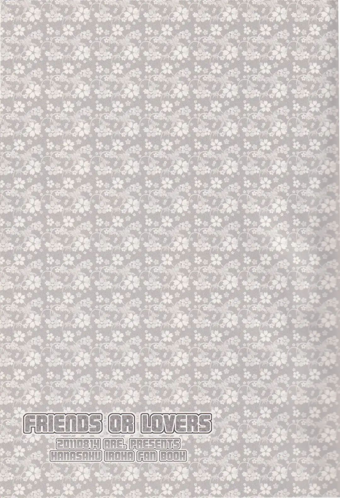 [Harukaze Do-jin] FRIENDS OR LOVERS Fhentai - Page 2