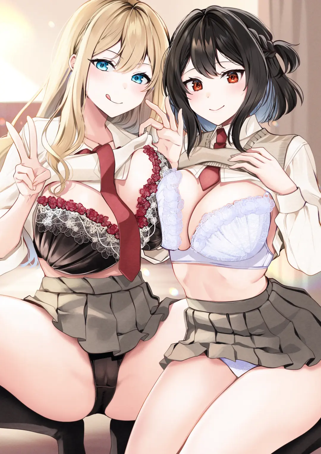 Saikai shita Osananajimi to Nagare de 3P Shichau Hanashi Fhentai - Page 2