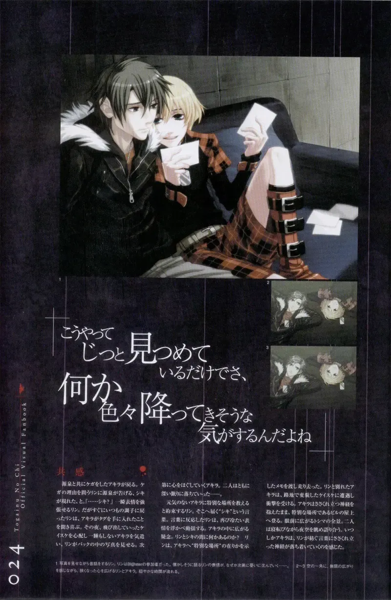 Togainu no chi -  Official Visual Fan Book Fhentai - Page 25