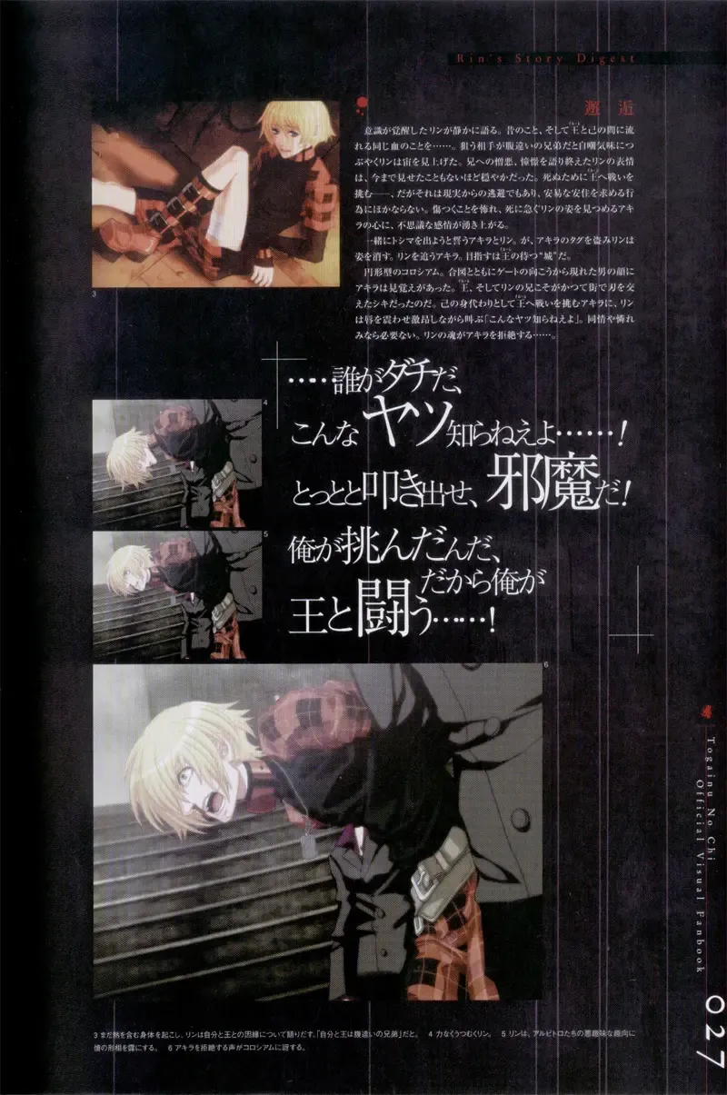 Togainu no chi -  Official Visual Fan Book Fhentai - Page 28