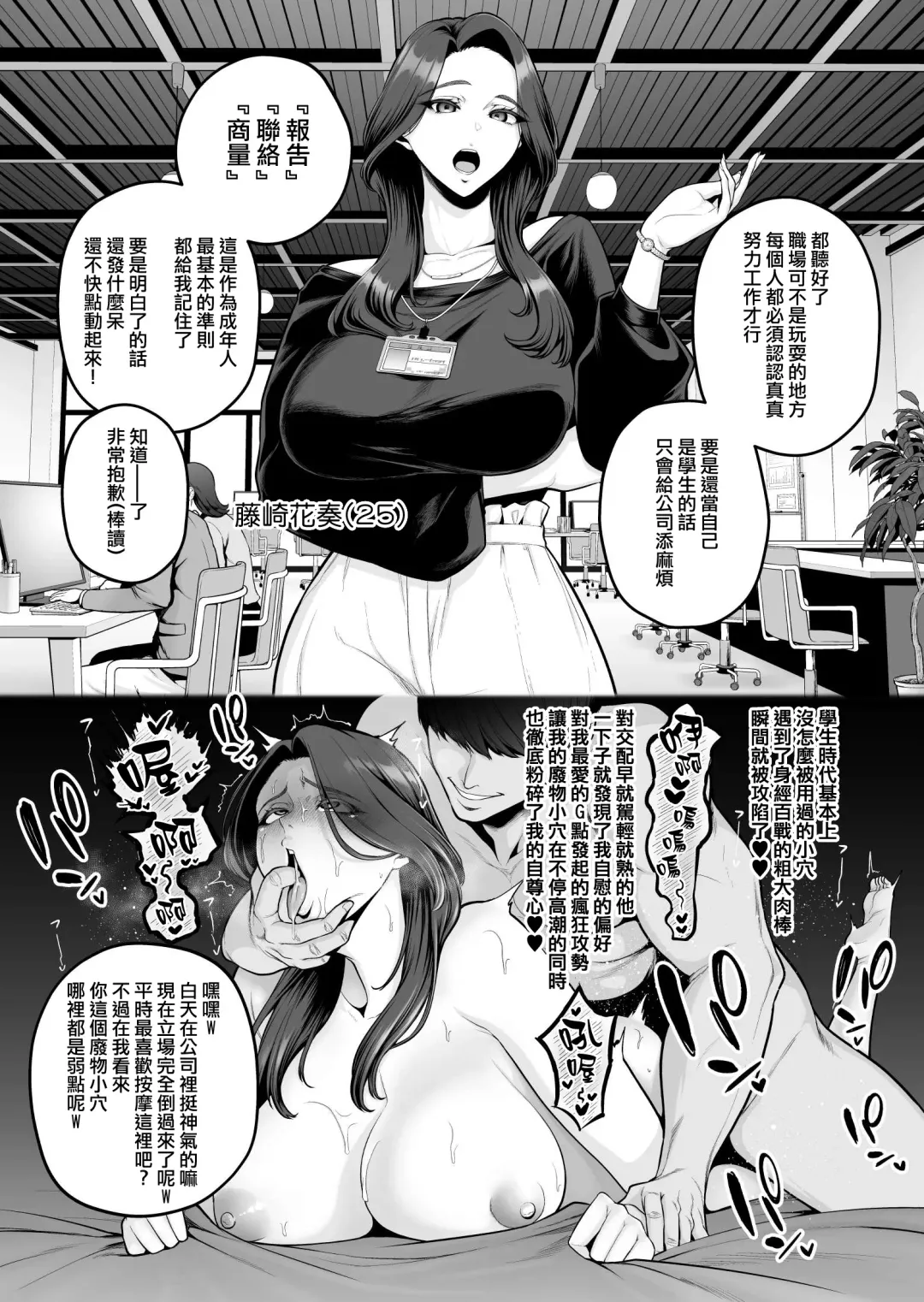 [Sevengar] Dokushin Pawahara Onna Joshi 、 Ikemen Chinpo Kun Ni Mesu Ni Sa Reru Fhentai - Page 1