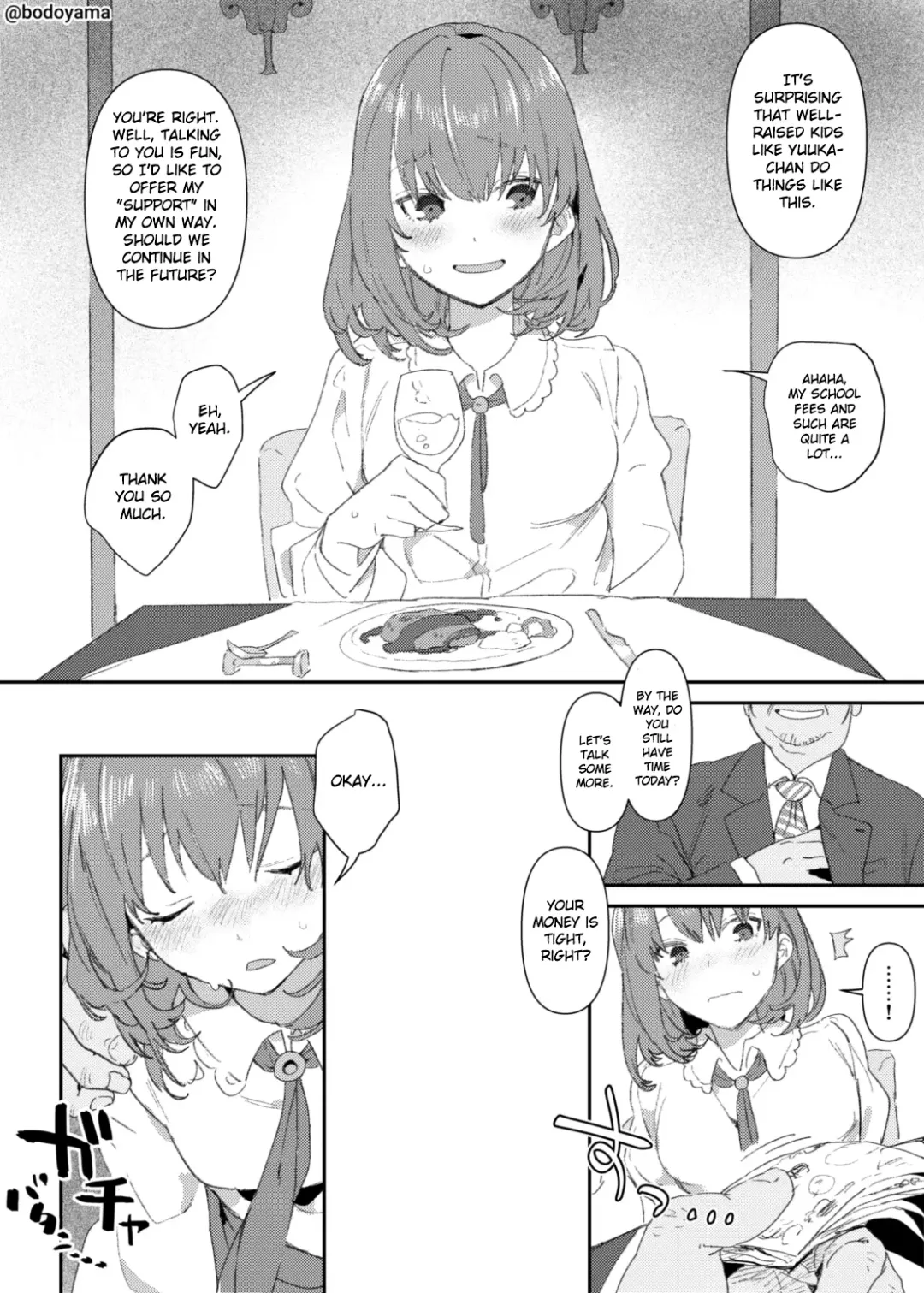 [Bodoyama] A girl who got drunk and ended up being forced into compensated dating when she was doing "Papakatsu" Fhentai - Page 1