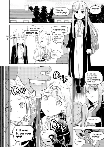 [Takku] Frieren-sama Hen na Kusuri o Kau no wa Oyame Kudasai | Freelen,please don't buy strange drugs. (decensored) Fhentai - Page 2