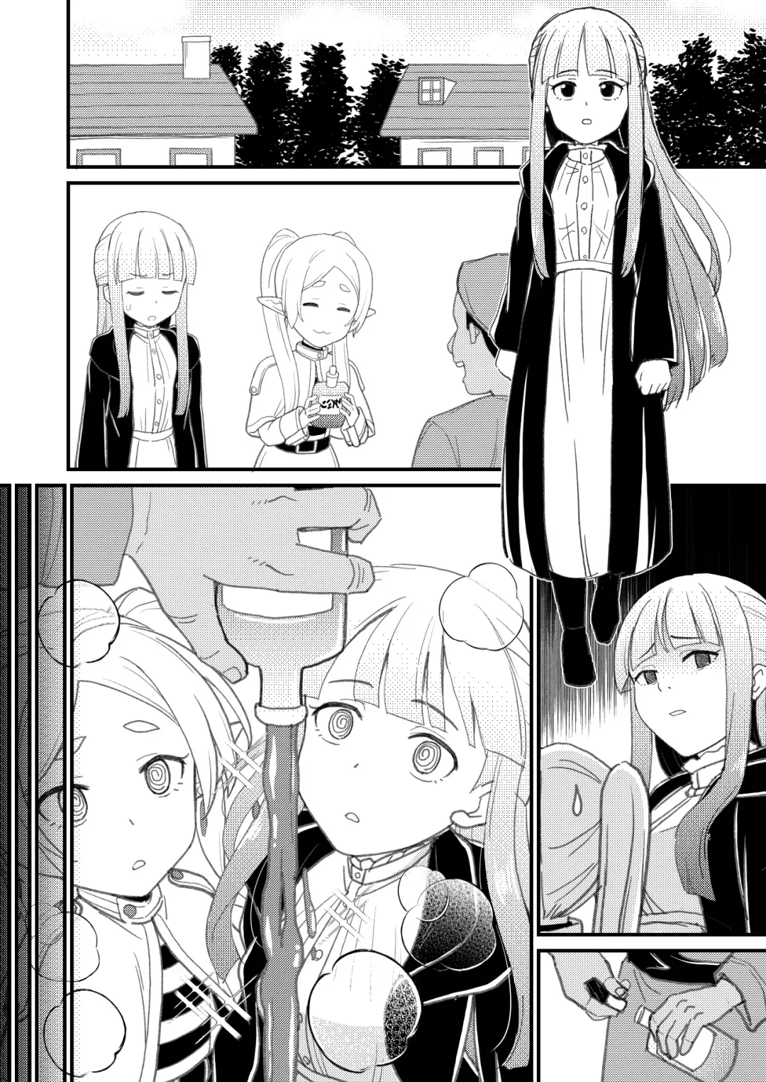 [Takku] Frieren-sama Hen na Kusuri o Kau no wa Oyame Kudasai (decensored) Fhentai - Page 10