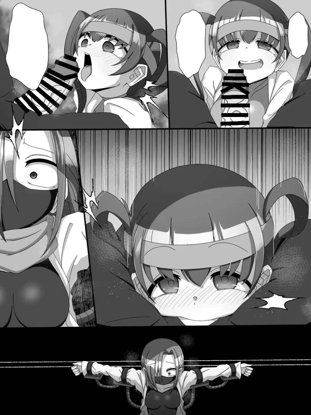 [Kitagami Koubou] Fujimi Taika no On'na Ninja FutaNin Tsubaki Fhentai - Page 39