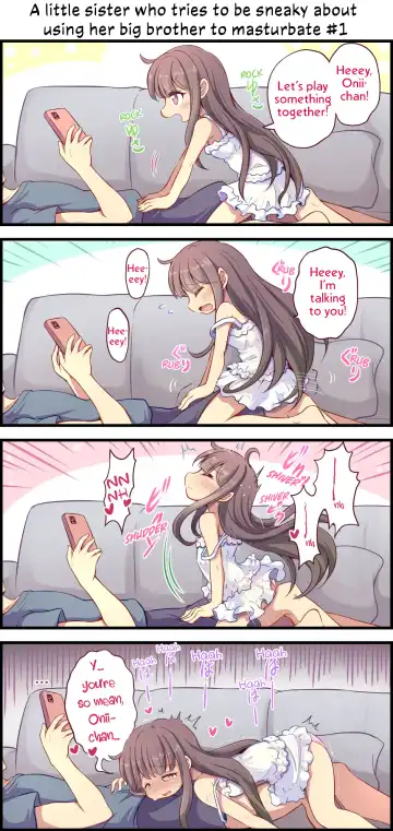 Read [Tomagiri] Barenai You Ni Nii De Onanii Suru Imouto-Chan | A Little Sister Who Tries to Be Sneaky About Using Her Big Brother to Masturbate - Fhentai