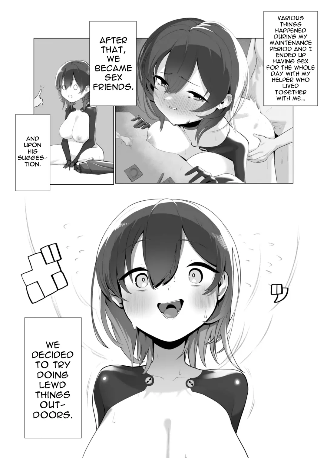 [Yukimi Papino.] Boku to Roboco to Koushoku Seiya | The Sacred Night Of Lust That I Spent With Roboco Fhentai - Page 2