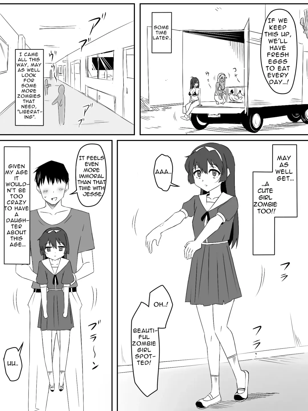[Daigaijin - Kagemusya] Zombie Harem Life ~Koutai Mochi no Ore to Bakunyuu Zombie~ 4 | Zombie Harem Life ~My Immunity and the Big-Titted Zombie~ 4 Fhentai - Page 6