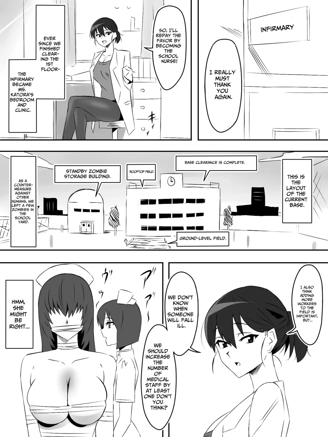 [Kagemusya] Zombie Harem Life ~Koutai Mochi no Ore to Bakunyuu Zombie~ 5 | Zombie Harem Life ~My Immunity and the Big-Titted Zombie~ 5 Fhentai - Page 34