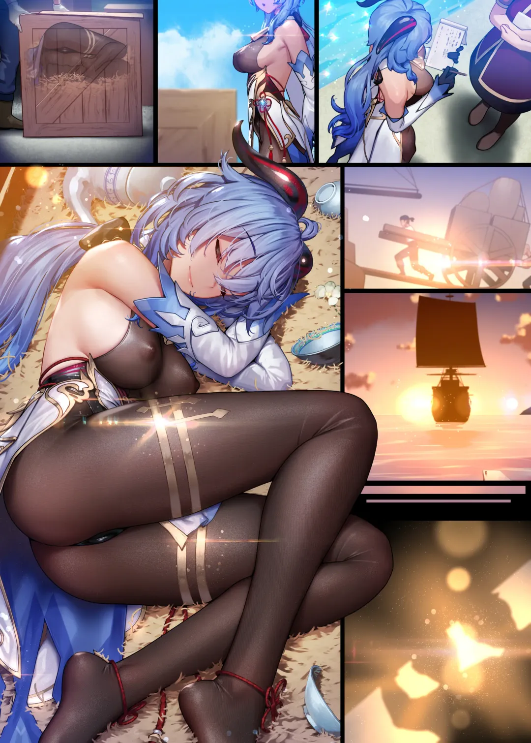 [Mana] Ganyu (decensored) Fhentai - Page 1