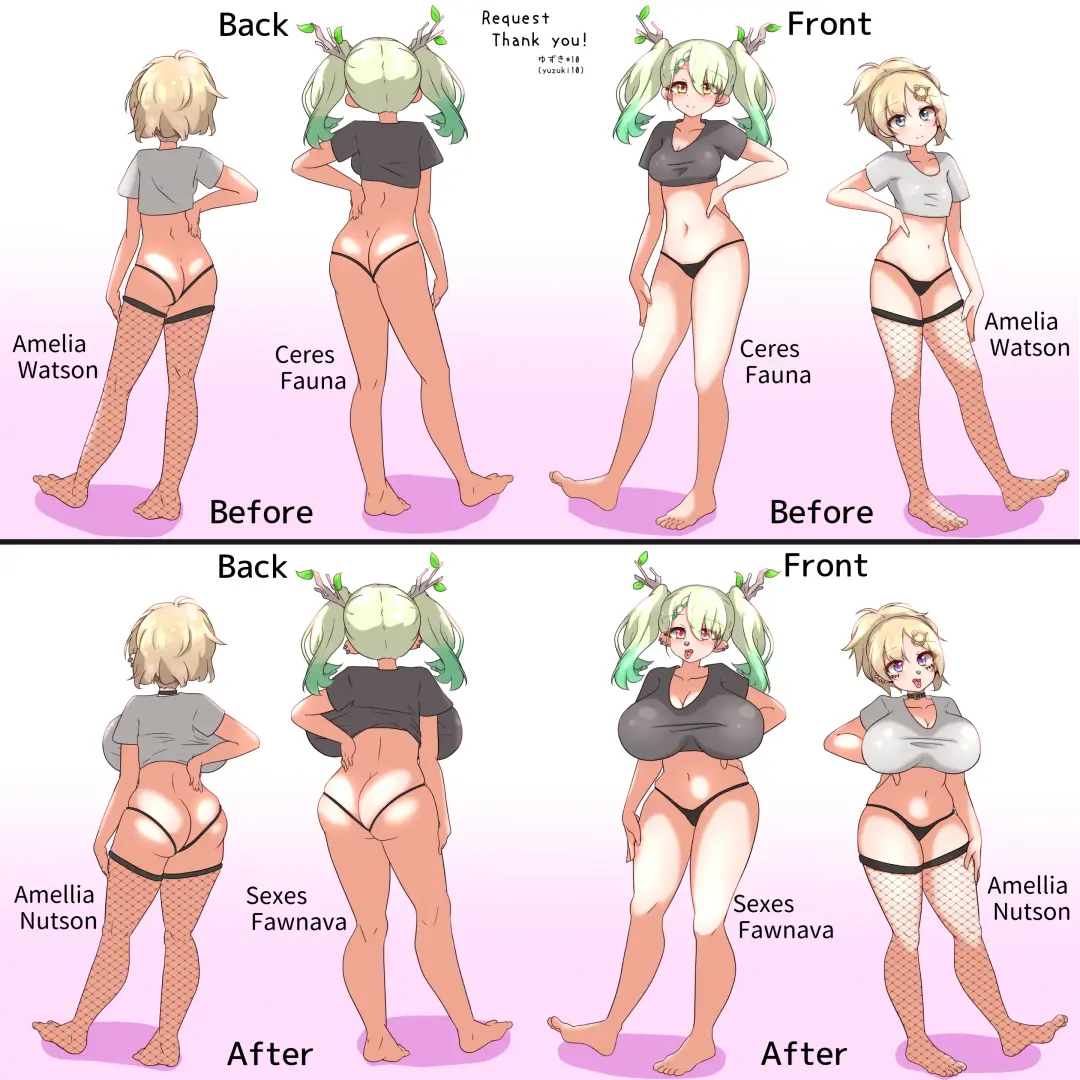 Amelia Nutson & Sexes Fawnava Fhentai - Page 1