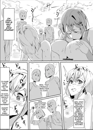 [Tikubin] Futanari Hero VS Lewd Mama Monster Fhentai - Page 9