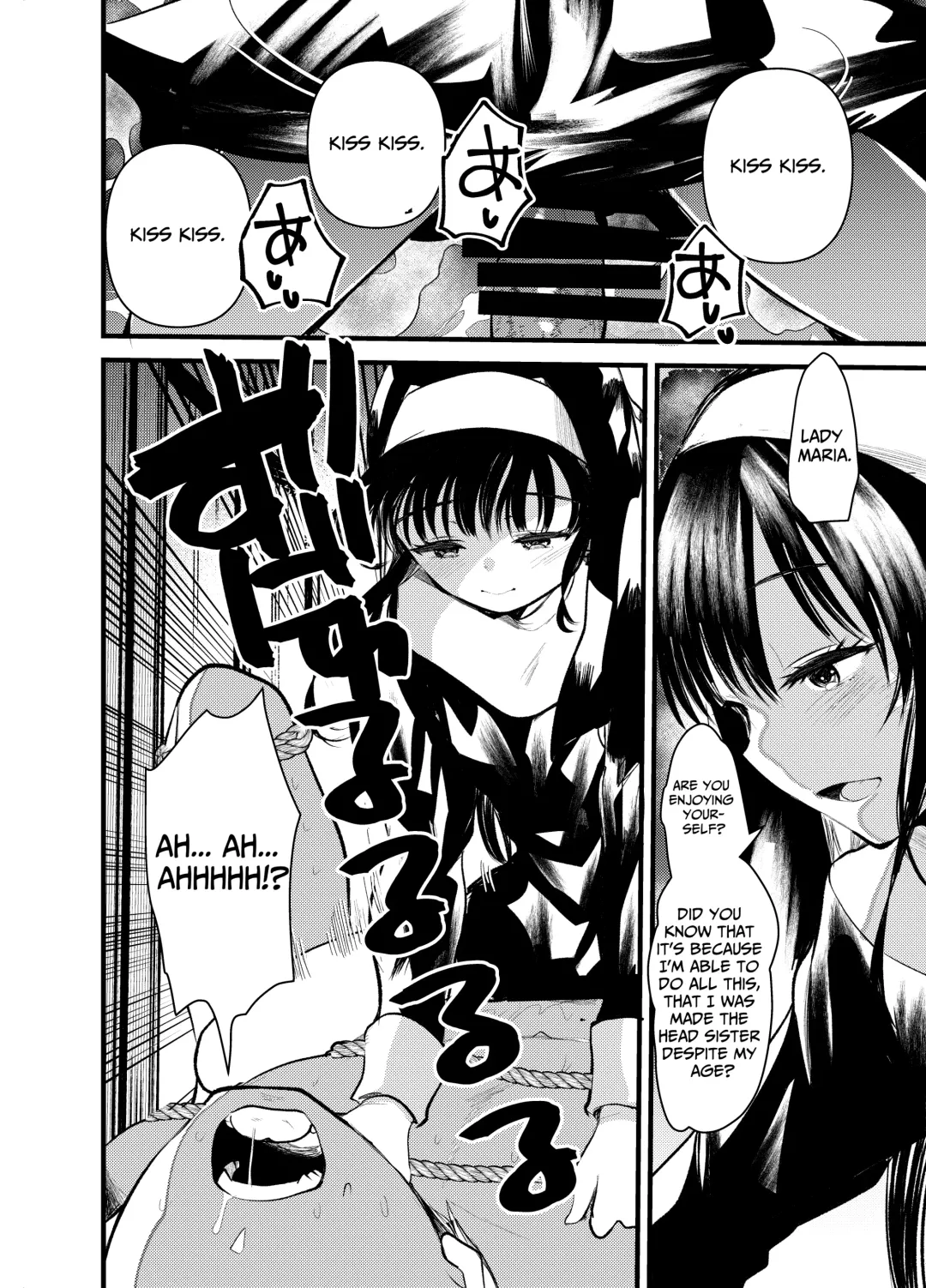 [Kameyoshi Ichiko] Kurokami no Maria-sama | Ejaculation Controlled MegaCUM Handjob From The Holy Mother Fhentai - Page 12