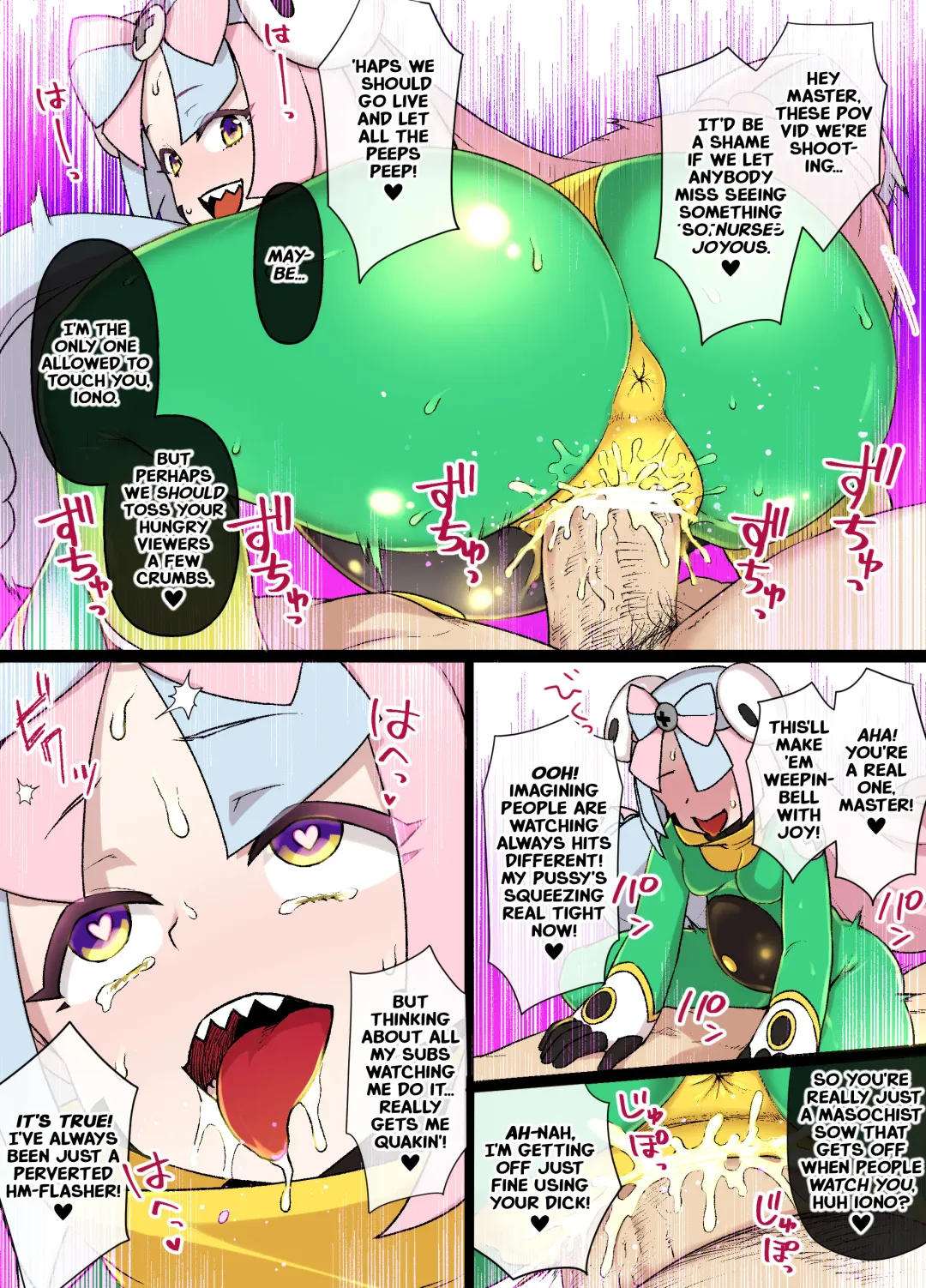 [Kusayarou] Slave Ball Sennou ~Nanjamo & Harabarie Hen~ | Slave Ball Brainwashing: Iono and Bellibolt Fhentai - Page 12