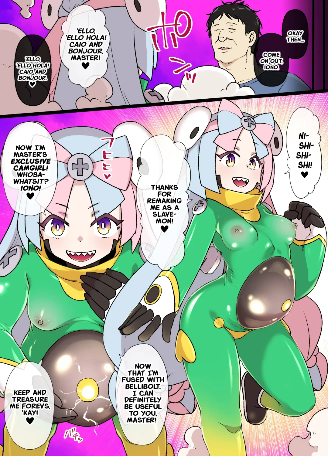 [Kusayarou] Slave Ball Sennou ~Nanjamo & Harabarie Hen~ | Slave Ball Brainwashing: Iono and Bellibolt Fhentai - Page 21