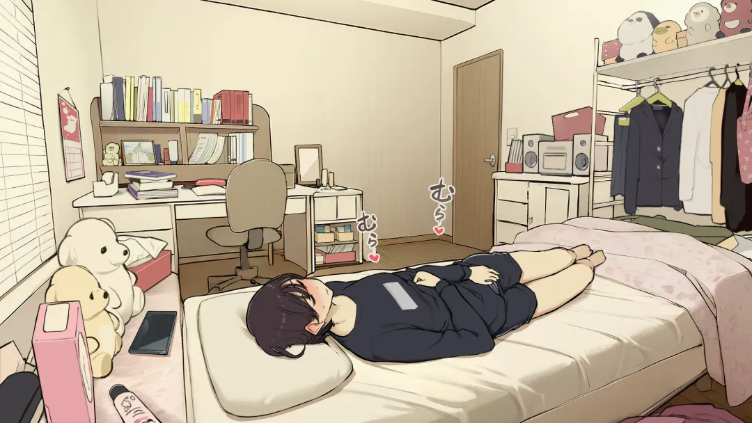 [Wakamatsu] Kazoku Zaitaku-chuu demo Jibun no Heya de Nantoka Sex Suru Gakusei Jidai Fhentai - Page 19