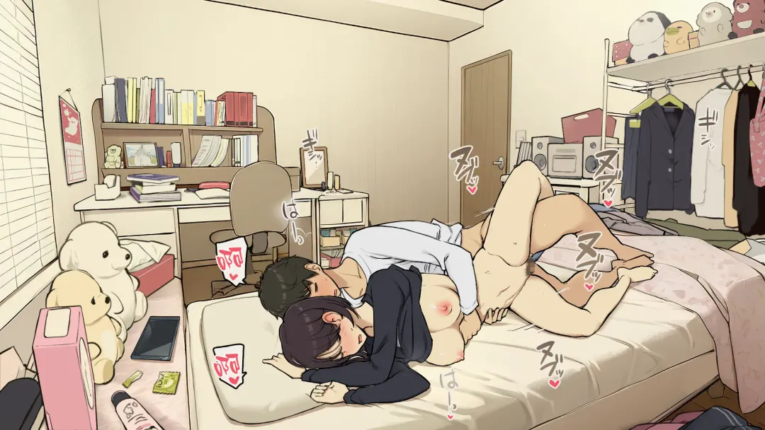 [Wakamatsu] Kazoku Zaitaku-chuu demo Jibun no Heya de Nantoka Sex Suru Gakusei Jidai Fhentai - Page 30