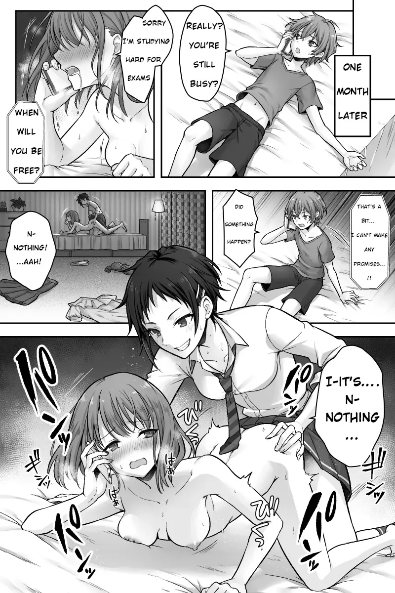 [Sasanoma Nibi] The story of my girlfriend and I who fell for a futanari's dick Fhentai - Page 4