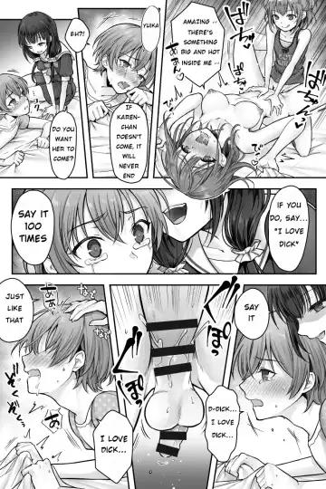 [Sasanoma Nibi] The story of my girlfriend and I who fell for a futanari's dick Fhentai - Page 24
