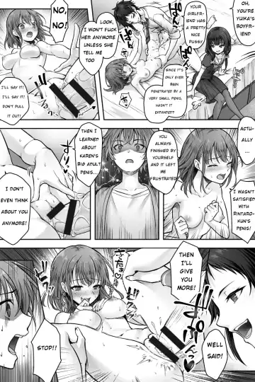 [Sasanoma Nibi] The story of my girlfriend and I who fell for a futanari's dick Fhentai - Page 9